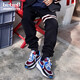 
Nike (NIKE) [Strictly selected good products] Nike Sacai X Nike LDV WAFFLE Three-party joint shoes sports running shoes Black gray and blue deconstructed DJ4877-600 42