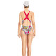 
Yingfa (YINGFA) competitive swimsuit women's competition training professional swimsuit anti-chlorine quick-drying one-piece triangular swimsuit color-Y677 L [height 155-160/weight 43-50kg]
