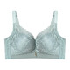 OWSL (OWSL) Shopping mall same style non-wired bra, medium and thin BC cup push-up adjustable side breast bra for women, Wizard Green 80B