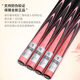 Mystery Wukong Zixia billiard cue small head pole through pole couple pole pink gift for girls carved pool cue Zixia through pole 10mm + exclusive pole box set