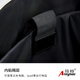 AteyHoc Business Handtasche Schwarzer Männer professioneller Pendler Büro Informationen Storage Computer Bag Custom Meeting Bag Tippen Support Logo Druck 869 Schwarz (Größe: 380*290*70 mm)