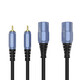 Akihabara (Choseal) Dual Lotus zum Dual Card -Audiokabel 2RCA zu Nong -Verstärker und Busmischer -Verstärker XLR Kupferkernkabel Kabel Rot und Weiß Lotus Kopf an männliche und weibliche Verbindungskabel Doppel -Lotus -zu -Dual -Card -Audiokabel (alte) QS3527 5 Meters