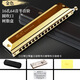 Guoguang Chromotic Harmonic 12-hole 48-tone C-tune 16-hole Advanced Professional Performance Beginners Adult Children Primary School Students 12-hole C-tune Guoguang Silver (Square-mouth Standard)