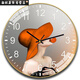 Montres, horloges murales, montres de salon de célébrités Internet à domicile, nouvelles horloges murales, à la mode, à grande valeur, horloges de quartz sans trou, 6636 cerfs, 14 pouces (35 cm) en verre incurvé