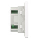 SCHNEIDE ÉLECTRIQUE ÉLECTRIQUE à cinq trous (Type A + C) Panneau de prise d'alimentation USB (Charge rapide 21W) 86 Type Cached Zhen Platinum Velvet White