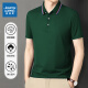 真维斯（Jeanswest）短袖POLO衫夏季纯色绣标上衣服polo衬衫上衣服polo衬短袖上衣 白色698 3XL （建议150-170斤）