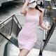 Nike (Nike) Suspender Jupe Jupe pour femmes robe de sport d'été respirant jupe pure et mince DM6231-010 DM6231-610 rose clair M
