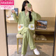 Pajamas modal pour les femmes en automne à manches longues Cardigan à manches longues Suit pour les femmes d'automne 2024 Nouveau dessin animé Spring Automne Hiver Home Clothing 3882 2xl [135-160jin [Jin est égal à 0,5 kg]]]