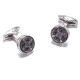 GLO-STORY cufflinks for men, French shirt cufflinks, dress, sleeve nails, gift box, MXK114040, silver