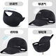 Charming hat men's summer thin peaked cap outdoor sun hat sun protection fishing baseball cap men's casual quick-drying hat men's quick-drying navy adjustable