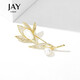Jay brooch, high-end female corsage, suit accessories, pin, birthday gift for mother, mother-in-law, elders