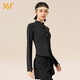 361 Yoga Wear Jacket Women's Top Tight Waist Slimming Pilates Fitness Clothing Running Training Sportswear Autumn and Winter