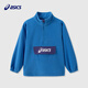 ASICS children's clothing, unisex long-sleeved sweatshirt T-shirt for large children 2024 fashion polar fleece sweatshirt T-shirt 333241213066
