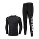 Allen Burton fitness clothing men's quick-drying clothing high-elastic sports tights bottoming running basketball spring football training compression pants basketball essential suit M (115-130) Jin Jin equals 0.5 kg