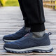 
Sleeping Miao Beijing cloth shoes summer mesh middle-aged and elderly men pedaled with one foot, soft sole, lightweight dad shoes, healthy men's old men's shoes 9207 men's dark blue 41