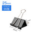 Deprint 25 mm mittelschwarzer langer Schwanzclip Mehr als 3890 Spezifikationen Paper Ticket Clip Metall Clip Swallow Heck Clip Student Test Papierschiff