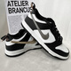 
Nike (NIKE) women's shoes 2025 new summer Dunk Low low top lightweight sneakers fashionable breathable casual shoes DH9764-001 black and white red panda gold and silver hook 36.5