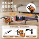 Oston stretching the neck waist traction waist spine to soothe the long -tier long -pulp, the whole body inverted machine artifact bed family fitness amber brown [basic model] roller design/4U type