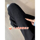 
ZHIDOUDOU Chenille bell-bottom pants for women in spring and autumn 2024 new high-waist slim casual floor corduroy micro-flare pants 13881 black plus velvet S