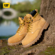Cat Carter Big Big Yellow Boots Boots Martin Boots Hombres de acero para hombres Cabezal de acero contra la colisión P89162O1BDC25 Amarillo 40