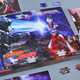 Ultraman puzzle children's educational toy for 3 to 6 years old kindergarten early education double-layer puzzle board for intellectual development Ultraman Zero - 100 pieces with base plate