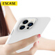 ESCASE Apple iPhone13pro mobile phone case 13pro protective case newly upgraded all-inclusive liquid silicone anti-fall ultra-thin soft shell for men and women White SG-01