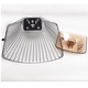 Convient pour le filtre Boss Range Hood CXW-200-727T / 728B / 736B / 737T / 737 Cup d'huile Net 5 filets intérieurs 1 tasse d'huile quatre carrés