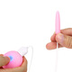 Mini vibratrice, équipement de masturbation masculin et féminin pour les pièces intimes pour femmes, le bâton de massage à l'insertion électrique sucer et lécher la télécommande Jouets élastiques sautants et l'urètre bâton de sexe adulte couple sexe de 8 mm d'épaisseur mini vibratrice double [recharge + vibration + insert]