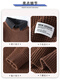 Bushman fake two-piece sweater for men in winter plus velvet thickened base shirt men's sweater for men's sweater for teenager shirt collar underwear sweater R9905 light gray [added velvet] 3XL about 150-170Jin [Jin equals 0.5 kg] can be worn