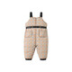 DAVE&BELLA children's clothing girls' down overalls new winter clothing boys' pants children's style plaid trousers winter clothing brown plaid 80 cm (recommended height 73-80cm)