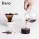 Hero Coffee Filter Hand-pour Pot Filter Cup Stainless Steel Filter Drip Coffee Pot Filter Serves 1-2