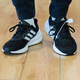 阿迪达斯 （adidas）跑步鞋男鞋2025新款夏季PUREBOOST 23减震运动鞋透气低帮休闲鞋 IF4839黑白 43