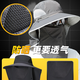 Charm Kendo fisherman hat men's summer hat fishing sun hat large brim outdoor mountaineering sun hat women's face mask neck protector dark gray UV protection