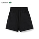 Lacoste French Crocodile Damen -Elastizitätshose Taille Tägliches lässiges Freizeit vielseitiger Bermuda Shorts FF3880 031/Black 38 165