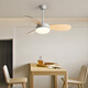 
Weather vane modern simple children's room small fan light imitation wood grain home bedroom dining room ceiling fan light frequency conversion silent fan light frequency conversion 36-684A black-wood leaf boom full spectrum + light conversion remote control