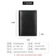 Ehrenmann Cowide Visitenkartenkartenbeutel echtes Leder -Männer mit großer Kapazität Visitenkarteninhaber Frauenlizenz -Lizenz -Bag -Karten -Kartentasche 99 Black Large Card Slot