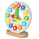 Corloge numérique en bois de boulet de viande en bois des élèves d'école primaire enseignant des aides à la première et au deuxième niveau du modèle d'horloge pour les enfants pour comprendre le temps d'apprentissage Toys Corloge cognitive numérique