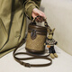 
North bag high-end bag women's new fashion handheld cylindrical bag casual one-shoulder bucket crossbody bag birthday gift for girlfriend