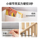 IGROW splicing bed widened crib solid wood adults can sleep on the lantern adjustable height beech bedside bed 2.0*0.8m
