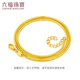 Luk Fu Jewelry Foot Gold Square Snake Bone Chain Gold Necklace Simple Claserotin Chain Priced L04TBGN0010 6.71 grams (including labor cost 671 yuan)