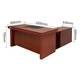 94027 Leadership desk office solid wood veneer painted desk 1.6 meters with side cabinets