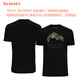 
SIMMS new short-sleeved T-shirt spring and summer breathable and comfortable boys fashion Luya outdoor fishing suit soft and comfortable quick-drying PG-14101 short-sleeved T-shirt black S