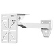 Soporte de monitoreo de Shimingtong Cámara Montaje de la pared Montaje de montaje vertical Montaje vertical Pole de teléfono al aire libre Cuzo de tono Pole de teléfono Pole vertical VERTICAL Camera universal Soporte de montaje de pared de pato 30 cm+ soporte de panel plano