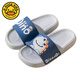 G.duck children's slippers boys summer baby slippers bath non-slip girls 2024 new parent-child home indoor shoes blue-Dinosaur 210 (shoe inner length 20.5CM)