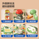 
Xinge convenience store popular online supermarket cash register children's toys play house girl kitchen simulation shopping cart male high-end powder [Cash register 64-piece set] folding storage [combined production of Dimanqi] birthday gift