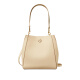 TORY BURCH TB women's bag Tang Li Baiqi's new women's MCGRAW medium-sized deformation bucket bag one-shoulder crossbody bag women's bag cheese white 158499 724