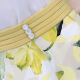 Yoekbird Vestido de gasa dulce francesa para mujeres en verano 2025 Nuevo temperamento Falda floral que abraza el set de dos piezas 9767# Blue Original Spot Set s