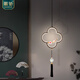 Diaochi (DIAOCHI) all copper new Chinese style bedroom bedside small chandeliers living room TV wall hanging line lamps entrance balcony stairs lighting 671/Peach Blossom pair