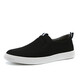 TYKT casual shoes men spring and summer canvas shoes men old Beijing cloth shoes casual one-foot lazy shoes trendy shoes TY9789 black 40