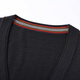 
Hengyuanxiang worsted wool plush cardigan men 100 pure cardigan 2024 autumn and winter new men's v-neck sweater jacket trend black 2XL 180 [suitable for 155-175Jin [Jin equals 0.5 kg]]